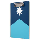 米国ミネソタ州旗を持つ愛国的なクリップボード クリップボード (左)