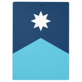 米国ミネソタ州旗を持つ愛国的なクリップボード クリップボード (裏面)