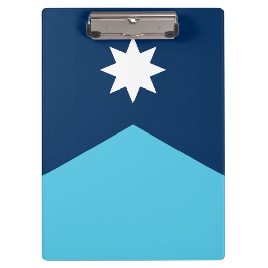 米国ミネソタ州旗を持つ愛国的なクリップボード クリップボード (正面)