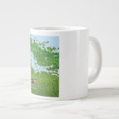 米国ミネソタ州，カベトガマ湖トラベルマップ。 ジャンボコーヒーマグカップ (正面右)