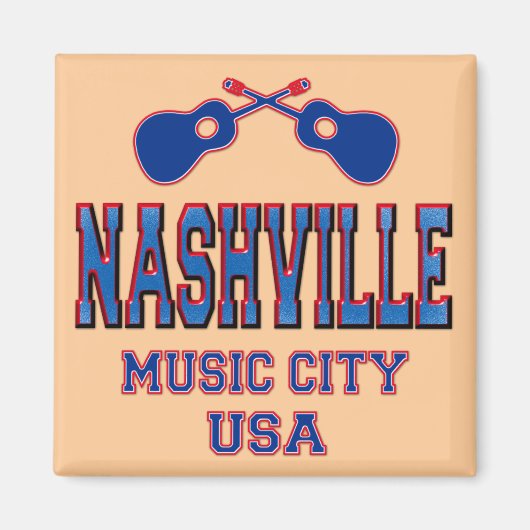 米国ミュージックシティNashville マグネット (正面)