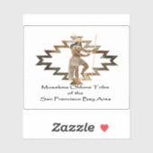 米国ムウェクマ・オローン族国旗 シール (シート)