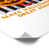 米国メイクハロウィン素晴らし再おもしろいクラシック ポスター (角)