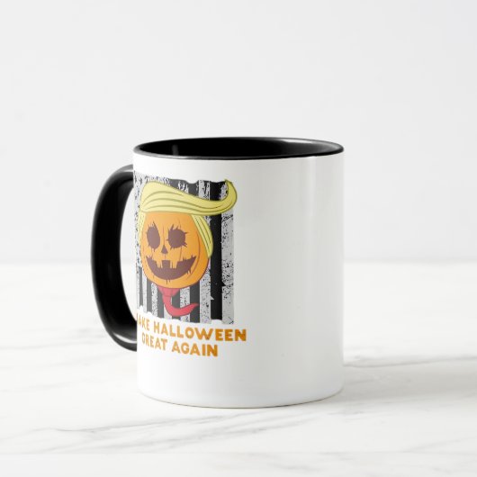 米国メイクハロウィン素晴らし再おもしろいクラシック マグカップ (正面左)