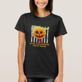 米国メイクハロウィン素晴らし再おもしろいクラシック Tシャツ (正面)