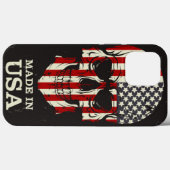 米国メイドin the USAスカルiPhone Case Mate Case-Mate iPhoneケース (裏面 (横))