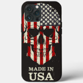 米国メイドin the USAスカルiPhone Case Mate Case-Mate iPhoneケース (裏面)