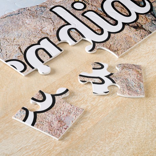 米国メイン州アカディア国立公園 ジグソーパズル (側面)