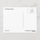 米国メキシコ縁ど製はがき ポストカード (裏面)