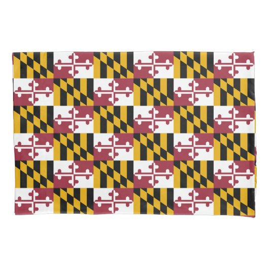 米国メリ独身のランド州愛国的なピラロケース国旗 枕カバー (正面)