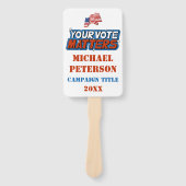 米国モダンの選挙運動 ハンドファン (正面)