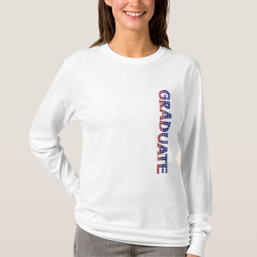 米国モダンフォント卒業党 Tシャツ (正面)