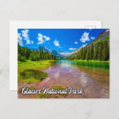 米国モンタナ州グレイシャナショナルパーク ポストカード (正面/裏面)