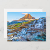 米国モンタナ州グレイシャナショナルパーク ポストカード (正面/裏面)