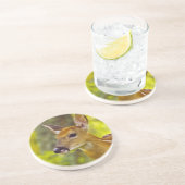 米国モンタナ州ホワイトフィッシュで子鹿が見える コースター (側面)