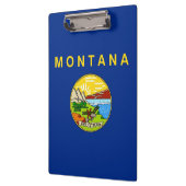 米国モンタナ州旗を持つ愛国的なクリップボード クリップボード (左)
