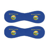 米国モンタナ州旗を持つ愛国野球 野球ボール (パネル)