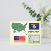 米国モンタナ ポストカード (スタンド正面)
