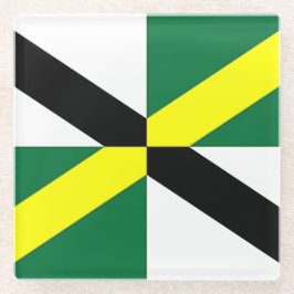 米国モントレー国旗を持つガラスコースター ガラスコースター