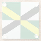 米国モントレー国旗を持つガラスコースター ガラスコースター (裏面)