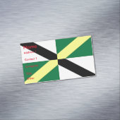 米国モントレー国旗を持つ名刺マグネット マグネット名刺 (インサイチュ)