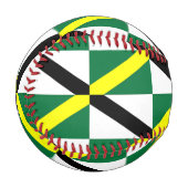 米国モントレー国旗を持つ愛国野球 野球ボール (正面左)