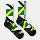 米国モントレー州旗を持つアスレティッククルー靴下 ソックス (右)