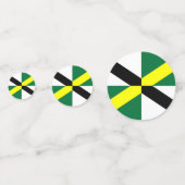 米国モントレー州旗を持つ表紙吹雪 コンフェッティ (裏面)