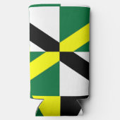 米国モントレー市国旗を持つクーラーボックス スリム缶クーラー (裏面)