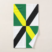 米国モントレー市旗を持つハンドタオル ハンドタオル (ハンドタオル)