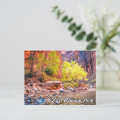 米国ユタ州シオン国立公園 ポストカード (スタンド正面)