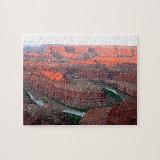 米国ユタ州デッドホースポイント州パーク3、日の出 ジグソーパズル (横)