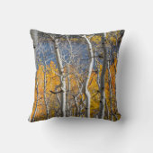 米国ユタ州。《植物》アスペンの木(Populus Tremuloides) クッション (裏面)