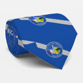 米国ラスベガスシティ国旗とネクタイ ネクタイ (ロール)