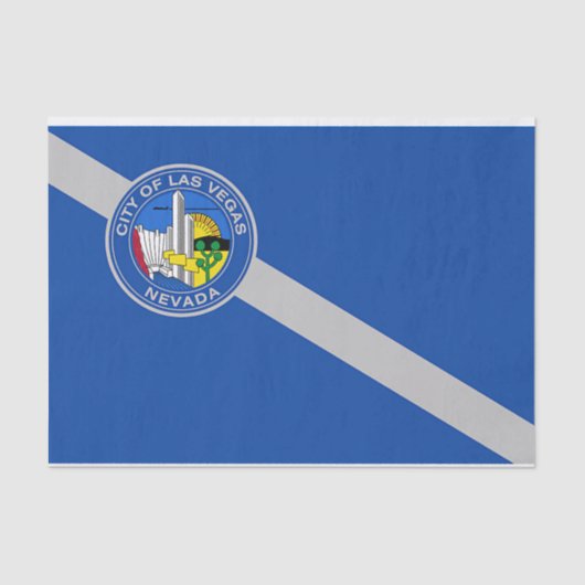 米国ラスベガス国旗を持つ愛国的なティッシュペーパー 薄葉紙 (正面)