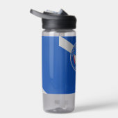 米国ラスベガス国旗を掲げたウォーターボトル ウォーターボトル (右面)