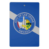 米国ラスベガス州旗を持つミニクリップボード ミニクリップボード (裏面)