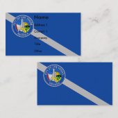 米国ラスベガス州旗を持つ名刺 名刺 (正面/裏面)