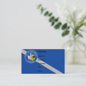 米国ラスベガス州旗を持つ名刺 名刺 (スタンド正面)