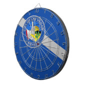 米国ラスベガス州旗を掲げたダーツボード ダーツボード (正面右)