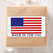 米国ラベルで作られたアメリカ国旗1 ラベル (インサイチュ)