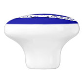 米国ルイジアナ州旗とセラミックノブの引っ張り セラミックノブ (側面)