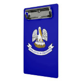 米国ルイジアナ州旗のあるミニ州 ミニクリップボード (アングル2)