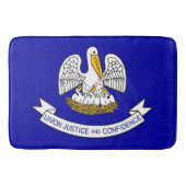 米国ルイジアナ州旗を持つ大型バスマット バスマット (正面)