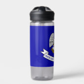 米国ルイジアナ州旗を持つ州瓶 ウォーターボトル (正面)