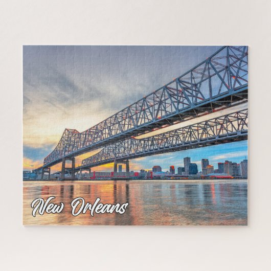 米国ルイジアナ州，歴史的なニューオーリンズ ジグソーパズル (横)