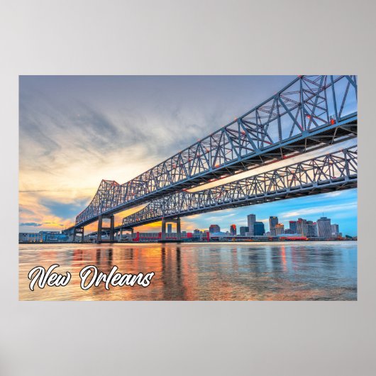 米国ルイジアナ，ニューオーリンズ ポスター (正面)