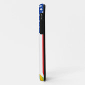 米国ルワンダカントリーハーフ国旗のアメリカ Case-Mate iPhoneケース (裏面/左)