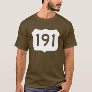 米国ルート191標識 Tシャツ