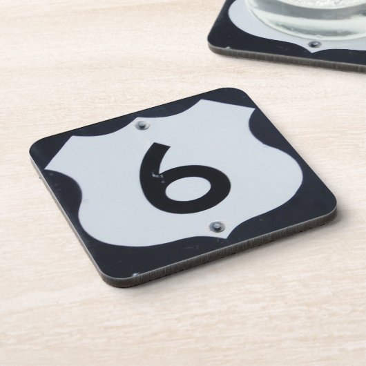 米国ルート6ハイウェイサインコースター コースター (左側)